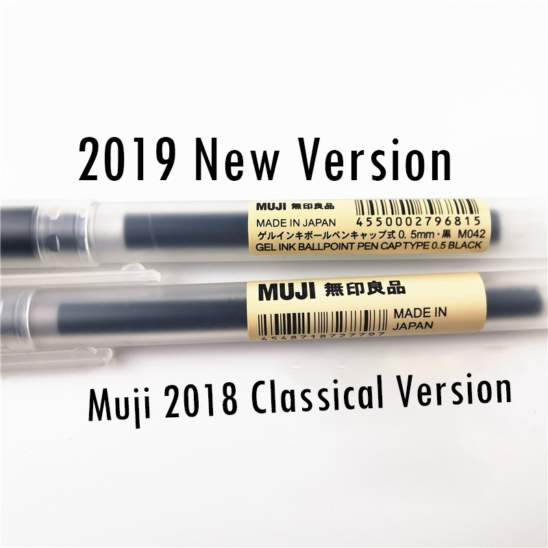 Bút Bi Mực Đen 100% Muji Phiên Bản 2019