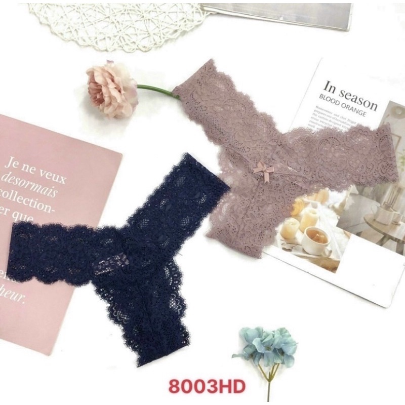 Quần lót nữ chất ren mỏng, sexy thoáng mát Mã 8002 NGAN HOUSE - CHUYÊN ĐỒ LÓT