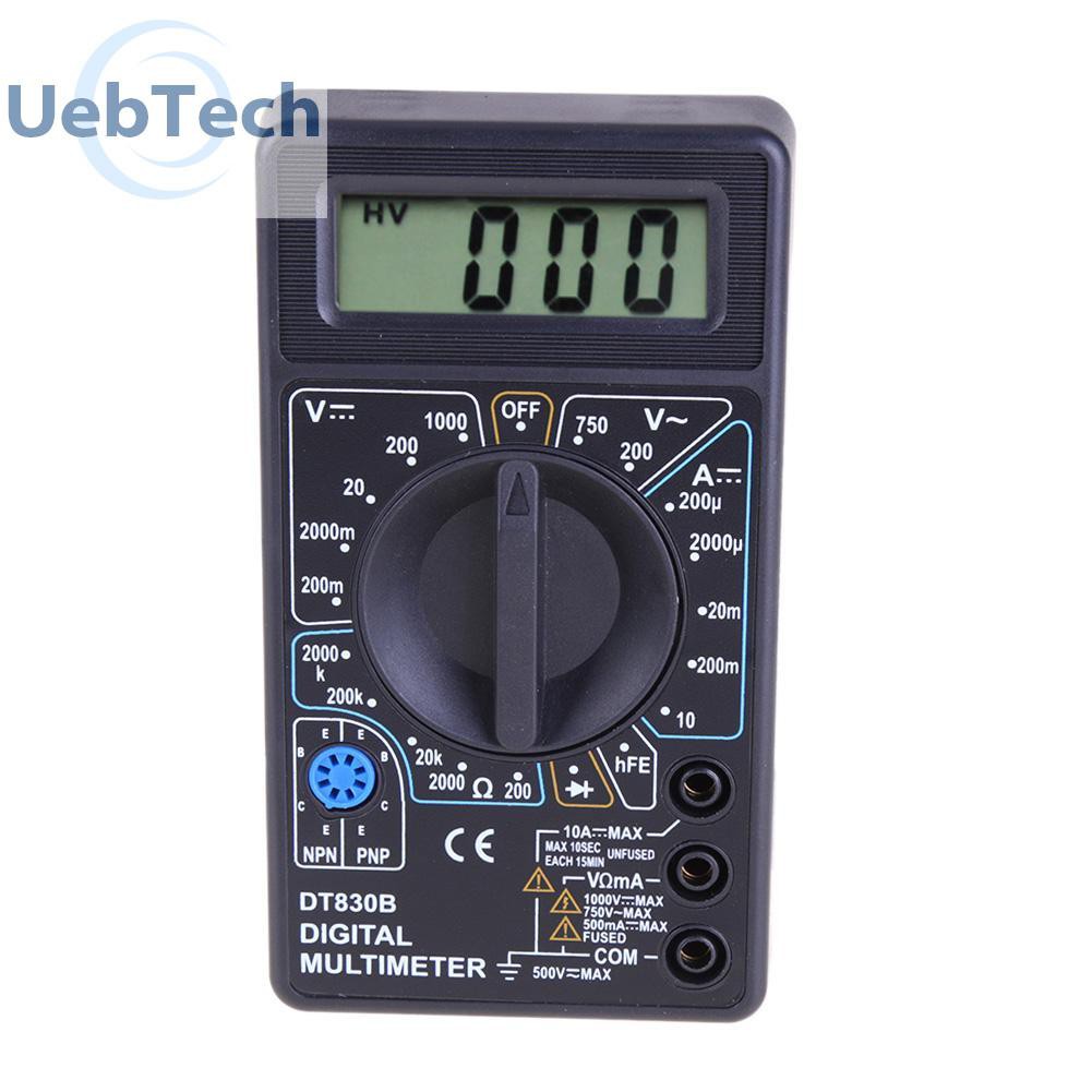 Máy Đo Điện Vạn Năng Dt-830B Màn Hình Lcd Ac/Dc 750/1000v