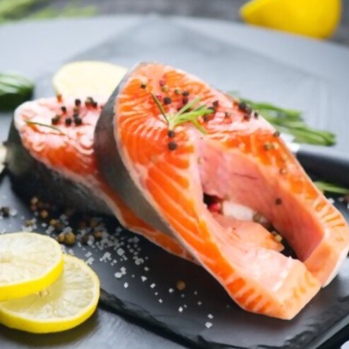 (chỉ bán tại HN) Cá hồi cắt khúc 1kg -món ngon hảo hạng giàu dinh dưỡng