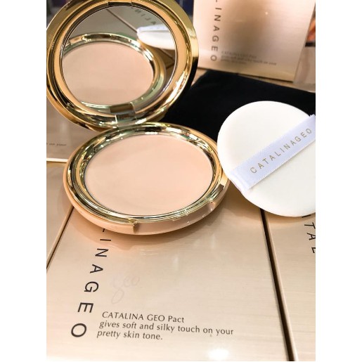 (HÀNG AUTH) Phấn phủ Geo Lamy Vàng siêu mịn (date 2025 bên trong kèm túi nhung nhỏ xinh) | BigBuy360 - bigbuy360.vn