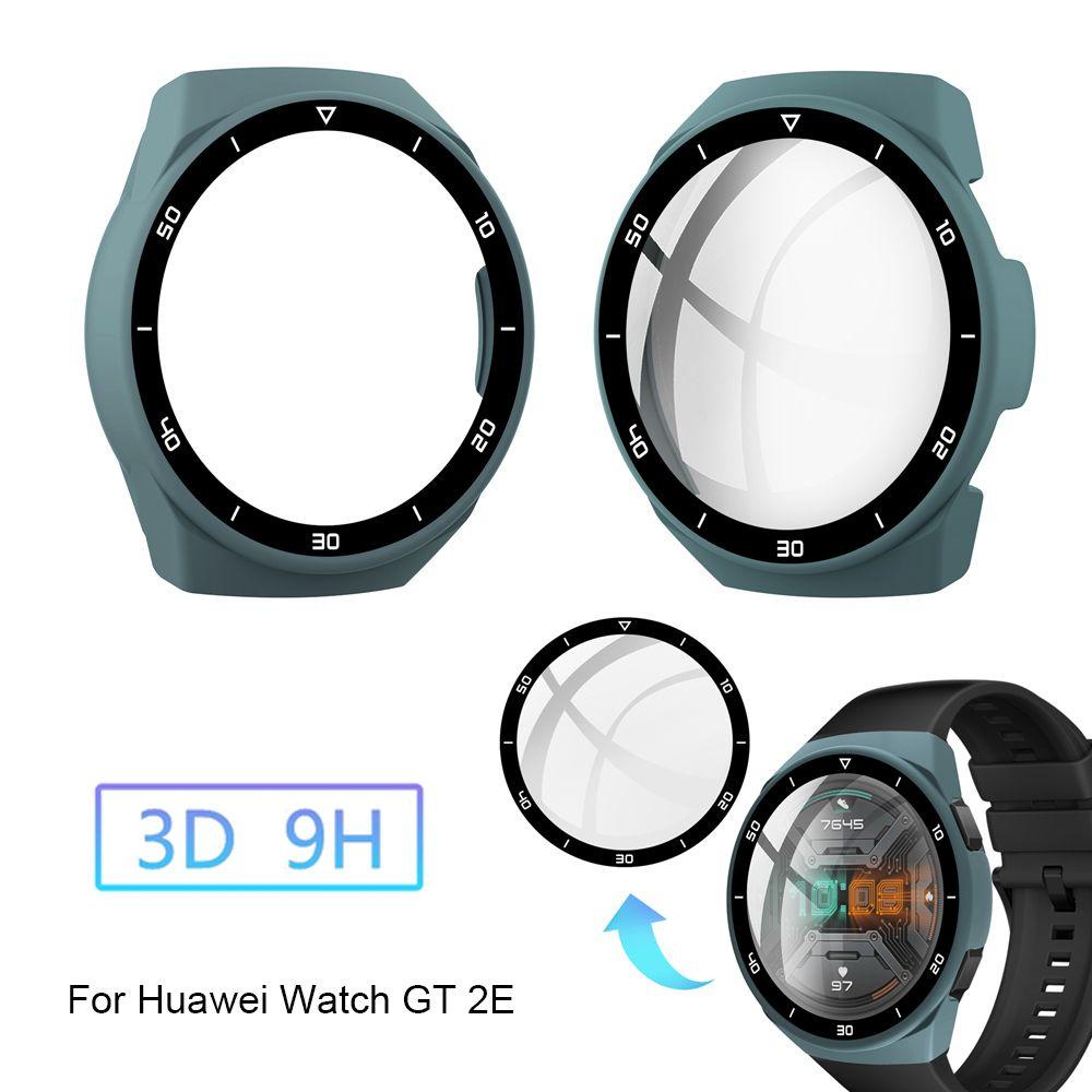 BTLIMER Khung Kính Cường Lực PC Bảo Vệ Màn Hình Chống Dấu Vân Tay Sang Trọng Cho Đồng Hồ Huawei Watch GT 2E