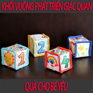 KHỐI VUÔNG KÍCH THÍCH GIÁC QUAN- ĐỒ CHƠI CHO TRẺ SƠ SINH | ĐỒ CHƠI XUẤT KHẨU