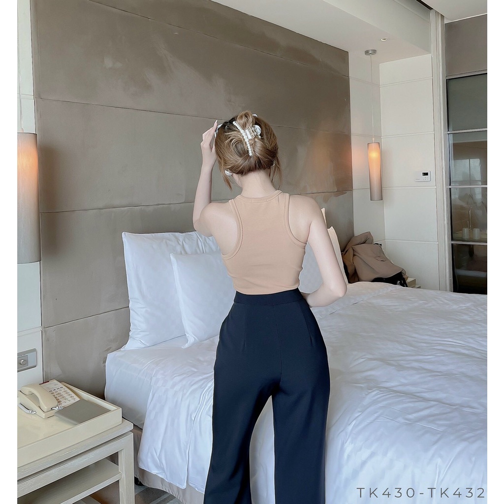 Áo thun ba lỗ nữ, áo croptop nữ ôm sát nách 2842