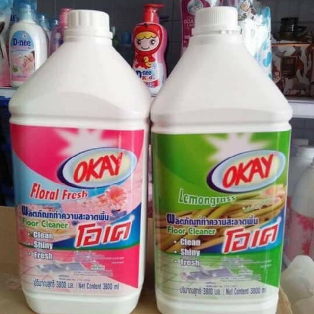 NƯỚC LAU SÀN NHÀ OKAY 3800ML THÁI LAN