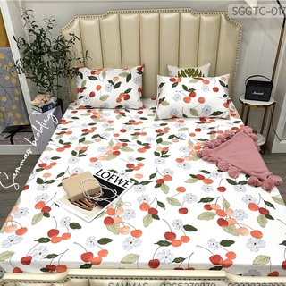 Bộ chăn ga gối lụa tencel nhật 3 món ga trải giường lụa cao cấp mát mịn m2 - m6 - m8 - 2m2