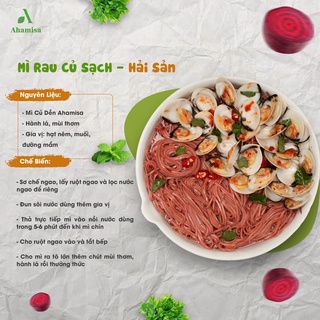 Mì rau củ hữu cơ Ahamisa- Củ dền