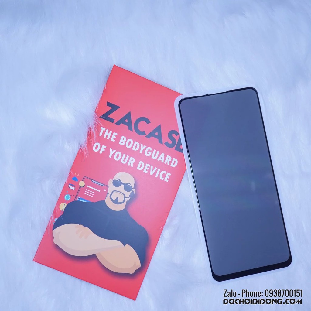 Dán cường lực chống nhìn trộm Oppo F11 Pro Zacase Anti Spy full màn hình