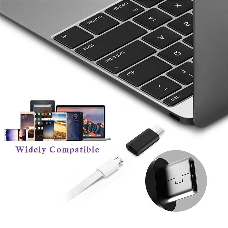 Đầu chuyển đổi cổng Micro USB sang Type-C tiện ích cho điện thoại Android Huawei Xiaomi Samsung OPPO