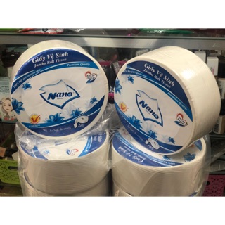 Giấy cuộn vệ sinh Jumbo NaNo cao cấp, đường kính 21cm