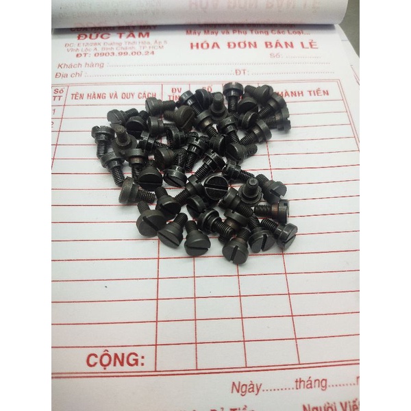Ốc hai tầng giữ càng kéo dưới máy may điện tử