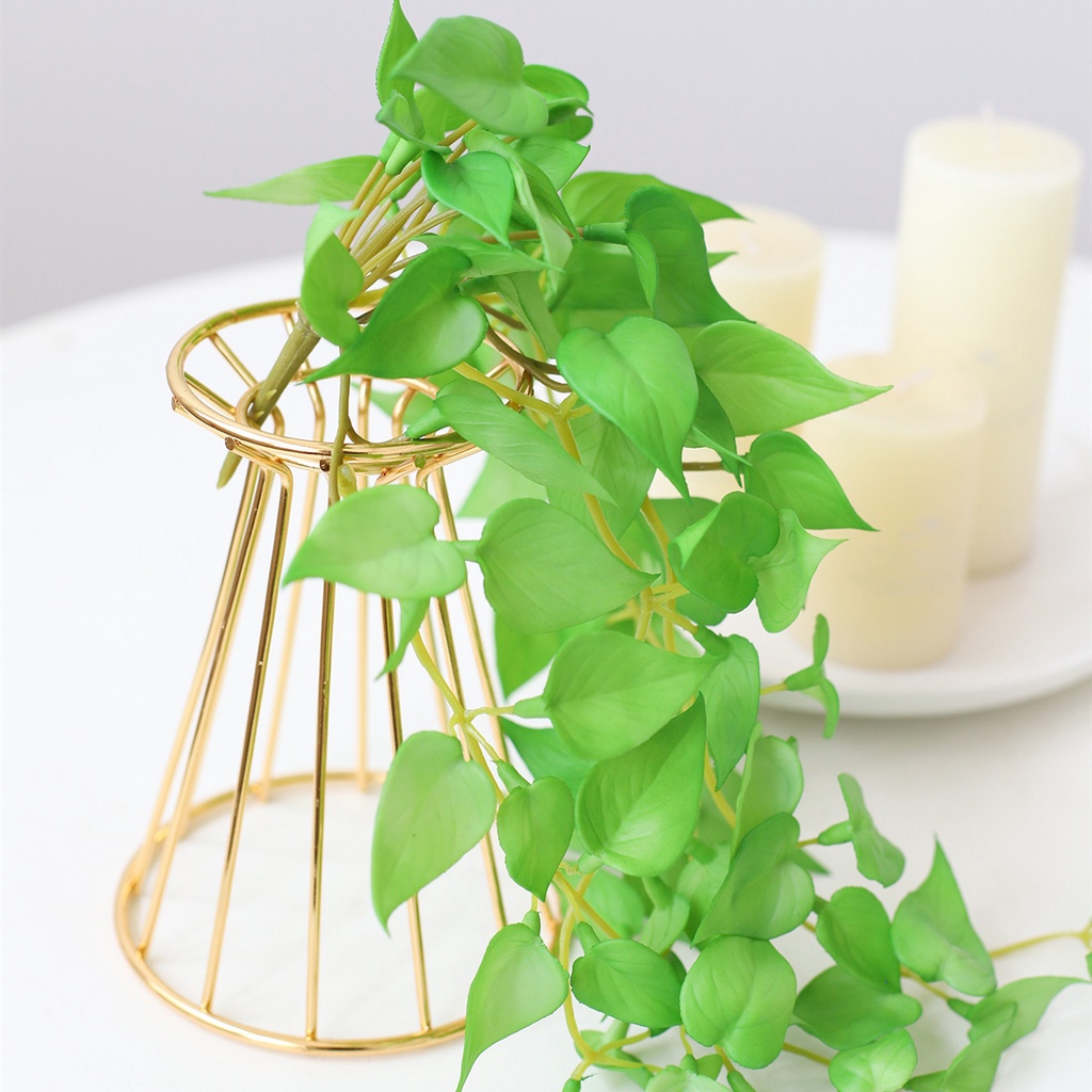 Chậu Hoa Treo Tường Màu Vàng Thiết Kế Sáng Tạo Dành Cho Trang Trí Nhà Cửa/ Tiệc Cưới