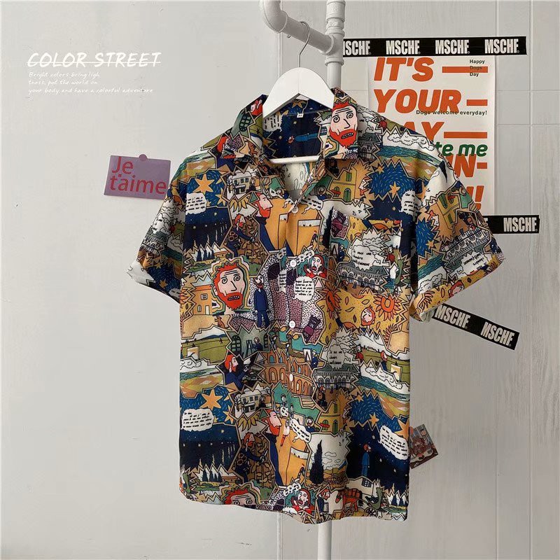 Áo Sơ Mi Tay Ngắn Thời Trang Dành Cho Nam