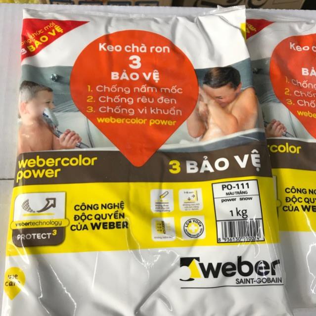 Keo chà ron Power Weber 3 bảo vệ, chống rêu mốc, vi khuẩn