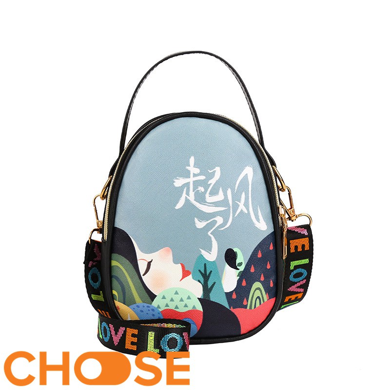 Túi Đeo Chéo Nữ Choose Túi In Hình Women Classic BBK1K4