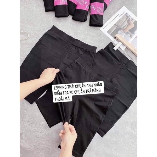 Quần legging ngố thái chất co giãn 4 chiều