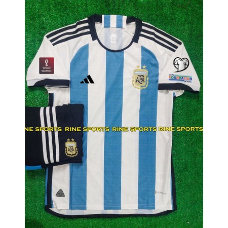 Bộ Áo bóng đá arg - Argentina 2022 sân nhà trắng hàng Thailand chuẩn thi đấu 100%