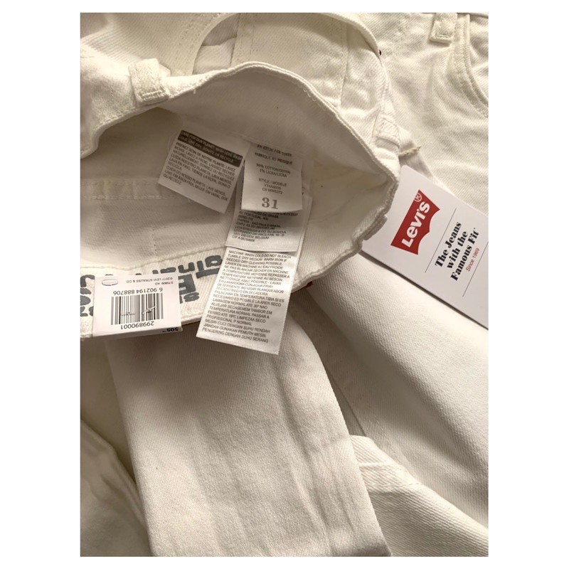 Quần jean dài trắng Bigsize < 110kg (28-42) | BigBuy360 - bigbuy360.vn