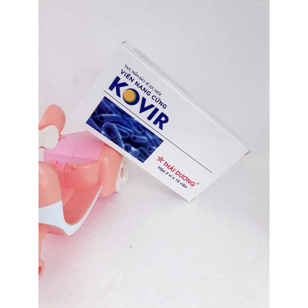Viên uống KOVIR - Dược phẩm Sao Thái Dương, hỗ trợ tăng đề kháng, giảm ho, hắt hơi, sổ mũi, mệt mỏi, đau họng