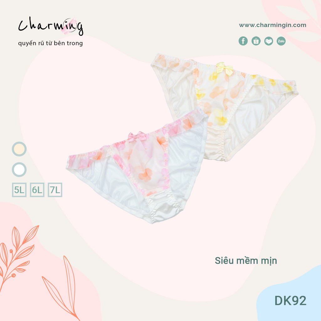 Quần lót dệt kim phối voan thời trang dây lưng co giãn size 5L, 6L, 7L - QLDK0092