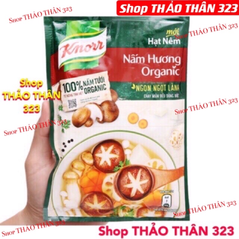 Hạt Nêm Knorr CHAY NẤM HƯƠNG Organic 380g