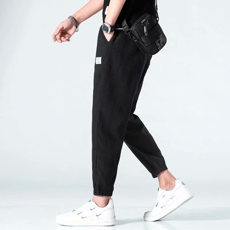 Quần Dài Thể Thao Ống Rộng Phong Cách Hàn Quốc Thời Trang Cho Nam quần jogger thể thao nam quần dài nam thể thao from rộng fashion quần ống suông nam
