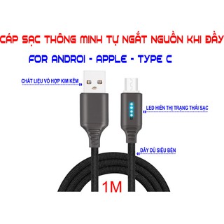 CÁP SẠC TỰ NGẮT KHI NGUỒN ĐẦY