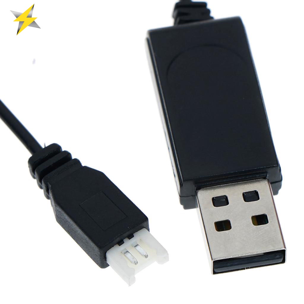 Dây cáp sạc pin Lipo 3.7V qua cổng USB, đầu cắm pin jack XH2.54, đồ chơi, flycam