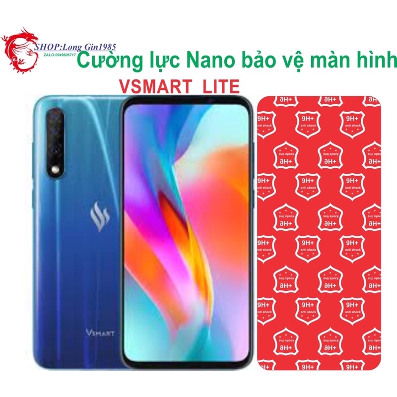 Vsmart Lite Cường lực Nano chống va đập chống trầy xước tốt