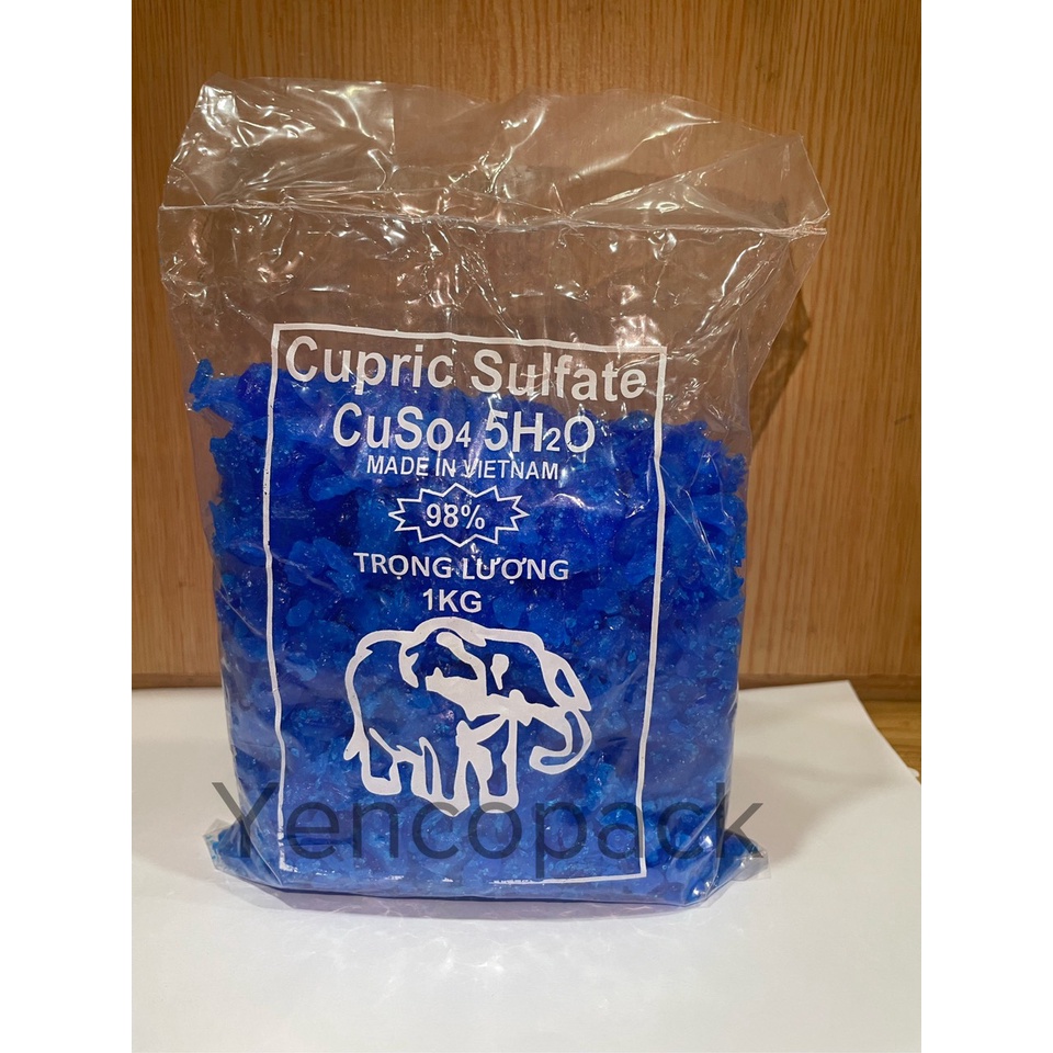 Đồng Sunphat,Đồng Cục,Phèn Xanh 98%[hàng VN chất lượng cao]1kg