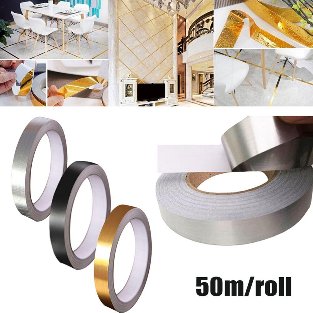 PATRICIA Cuộn Băng Keo PVC Tự Dính 0.5cm / 1cm Trang Trí Tường Nhà Tắm