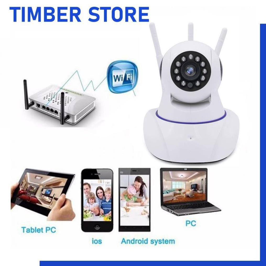 [CHÍNH HÃNG]  CAMERA TRONG NHÀ YOOSEE 3 RÂU 2.0 WIFI - CHẾ ĐỘ NGÀY ĐÊM - THU VÀ PHÁT ÂM THANH - BH