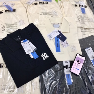 [Ảnh Thật] Áo Polo MLB Basic xuất dư xịn, Full tag, mạc