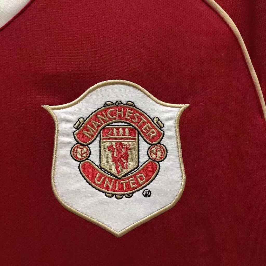 Áo Bóng Đá Dài Tay Phong Cách Vintage Manchester United 06 / 07