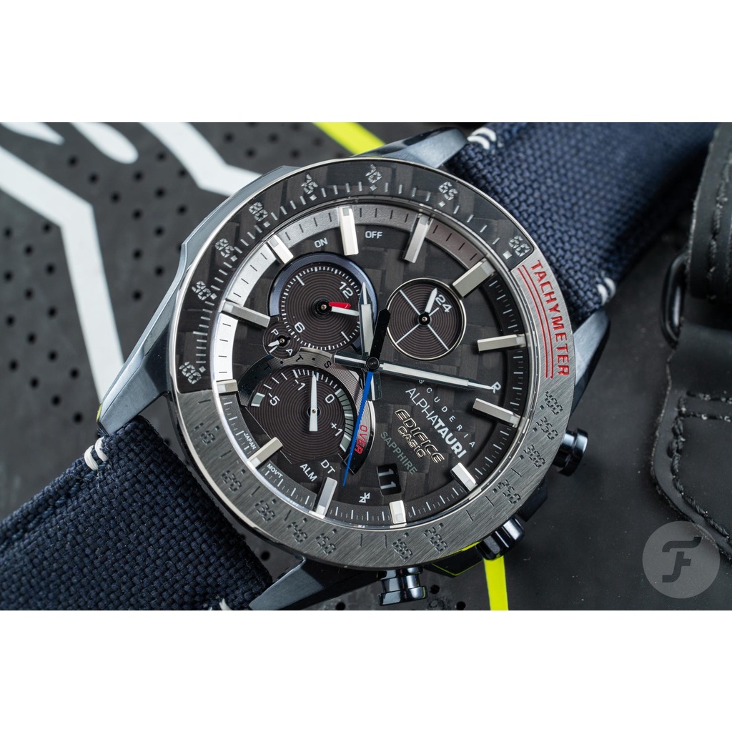 Đồng Hồ Casio Nam Dây Vải EDIFICE EQB-1000AT-1A Chính Hãng
