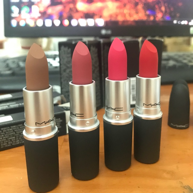 Son Mac Powder kiss vỏ nhám 2019 - Chính Hãng