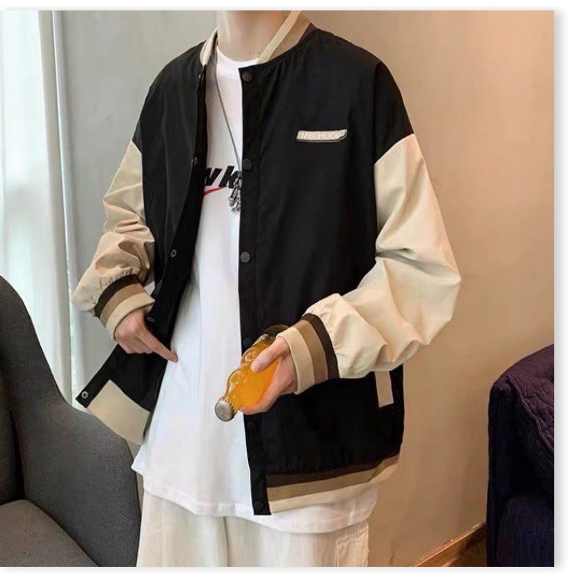 ÁO KHOÁC BOMBER PHONG CÁCH BÓNG CHÀY CHẤT LIỆU KAKI NHUNG CAO CẤP