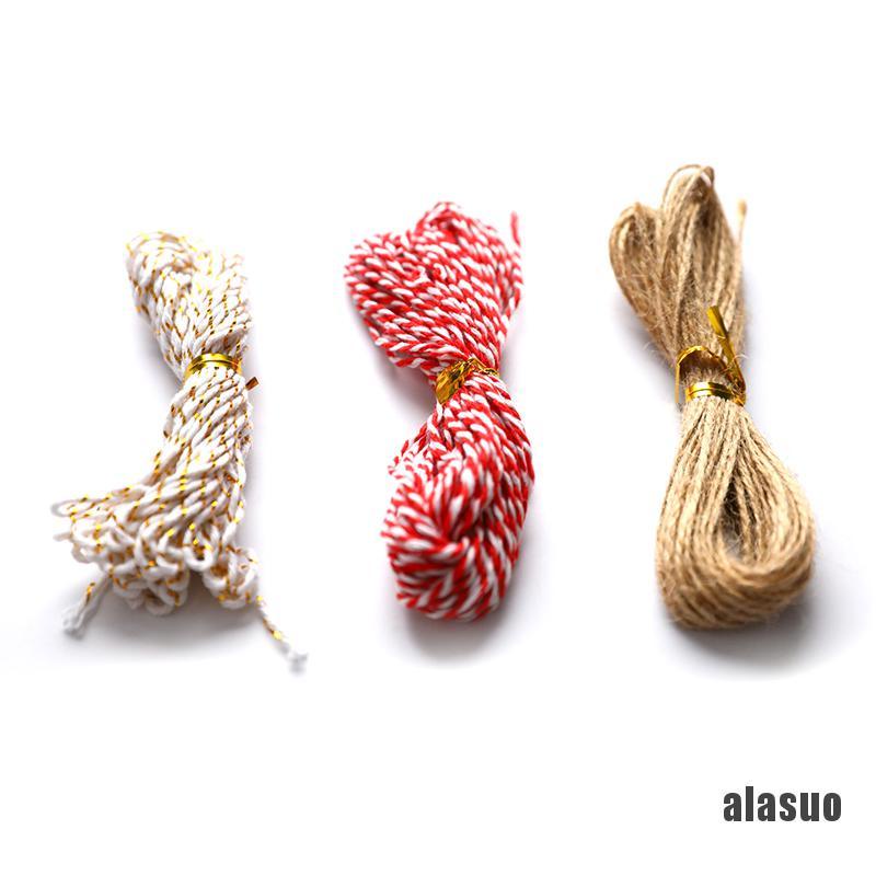 Dây Thừng Cotton Dài 10m Dùng Trang Trí Giáng Sinh