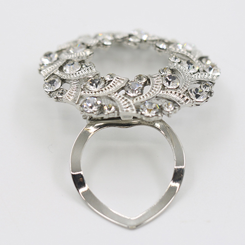 Kẹp khăn choàng cổ đính đá nhân tạo thời trang cá tính cho nữ