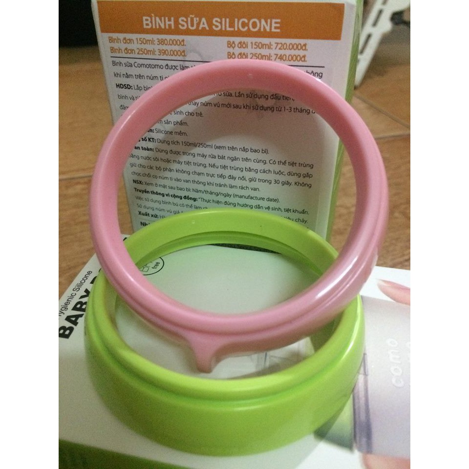 Vòng cổ bình sữa silicon, 150-250ml