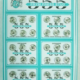 1 vỉ khuy bấm nút bóp 555 cho quần áo
