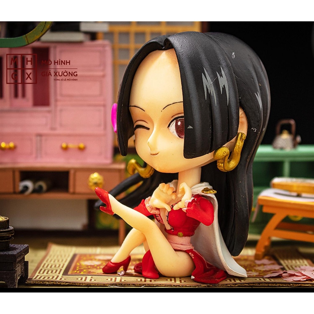 Mô hình One Piece chibi Boa Hancok cực dễ thương cao 10cm , figure one piece , mô hình giá xưởng