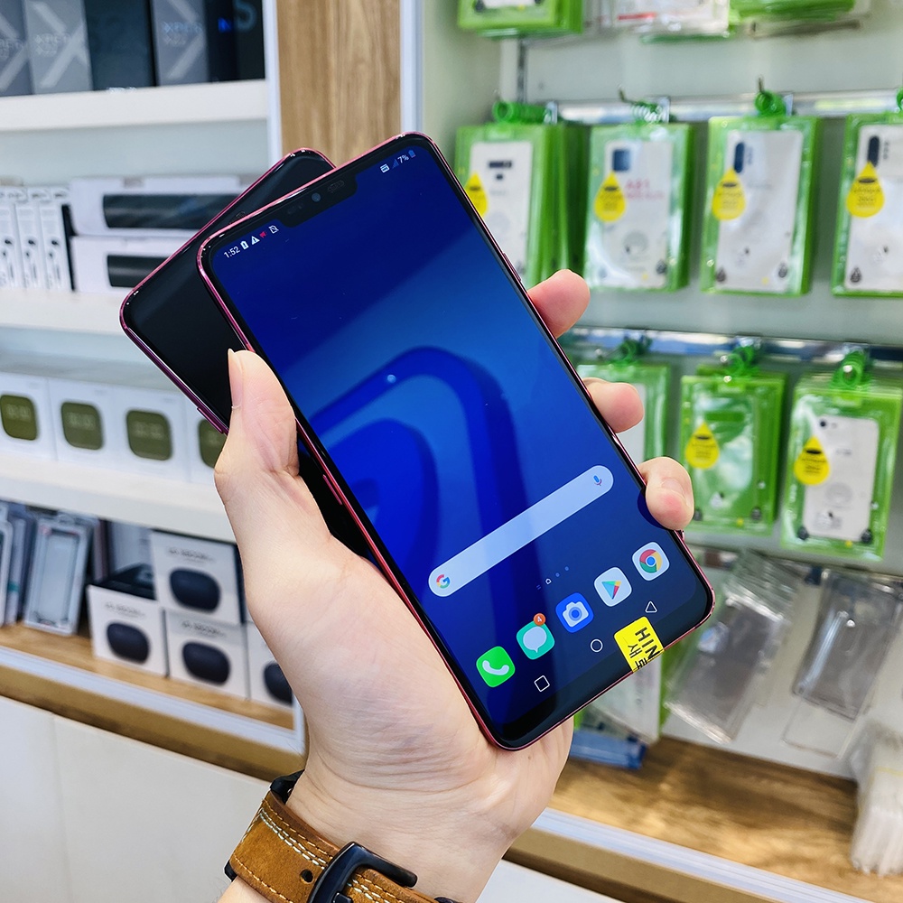 Điện thoại LG G7 ThinQ  chip Snapdragon 845, dùng 1 sim, hai màu xanh và đỏ - Bảo hành 6 tháng lỗi 1 đổi 1