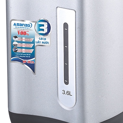 Bình Thủy Điện Asanzo HP-3615 3.6 lít