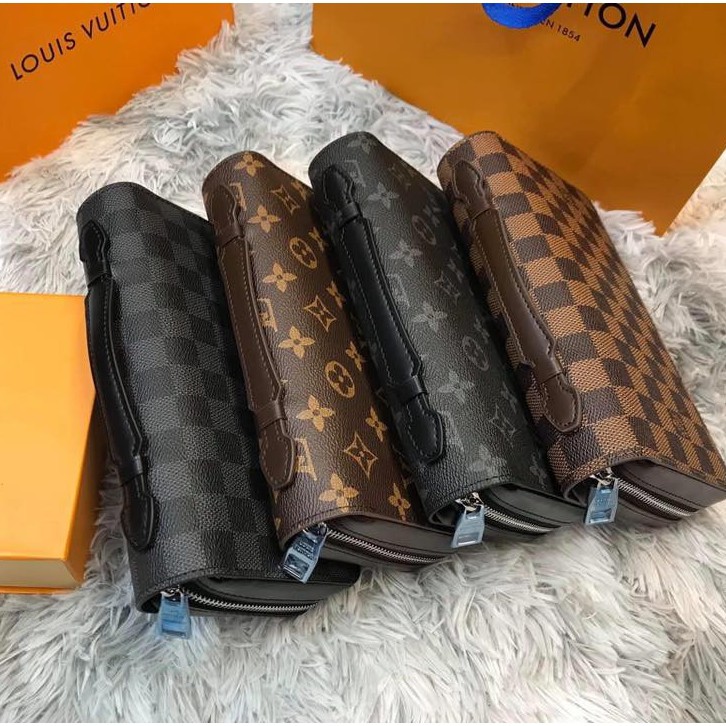 👝HIGH FASHION👝 Ví cluth xách tay 1 khóa siêu cấp các mẫu FULLBOX TMLT NV MLN