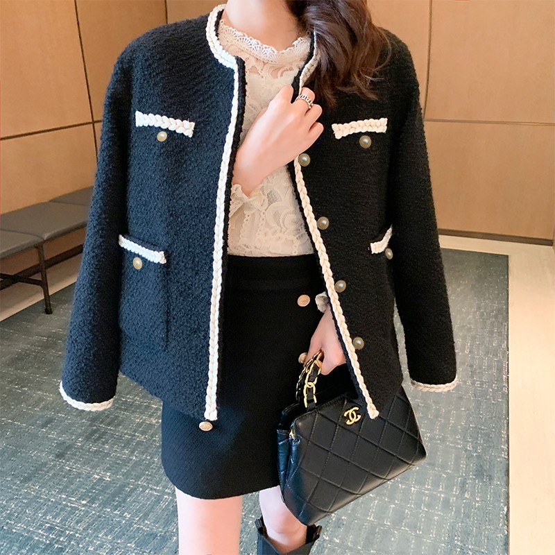 Áo Khoác Dạ Kim Tuyến Tweed [ Có Ảnh Thật ]