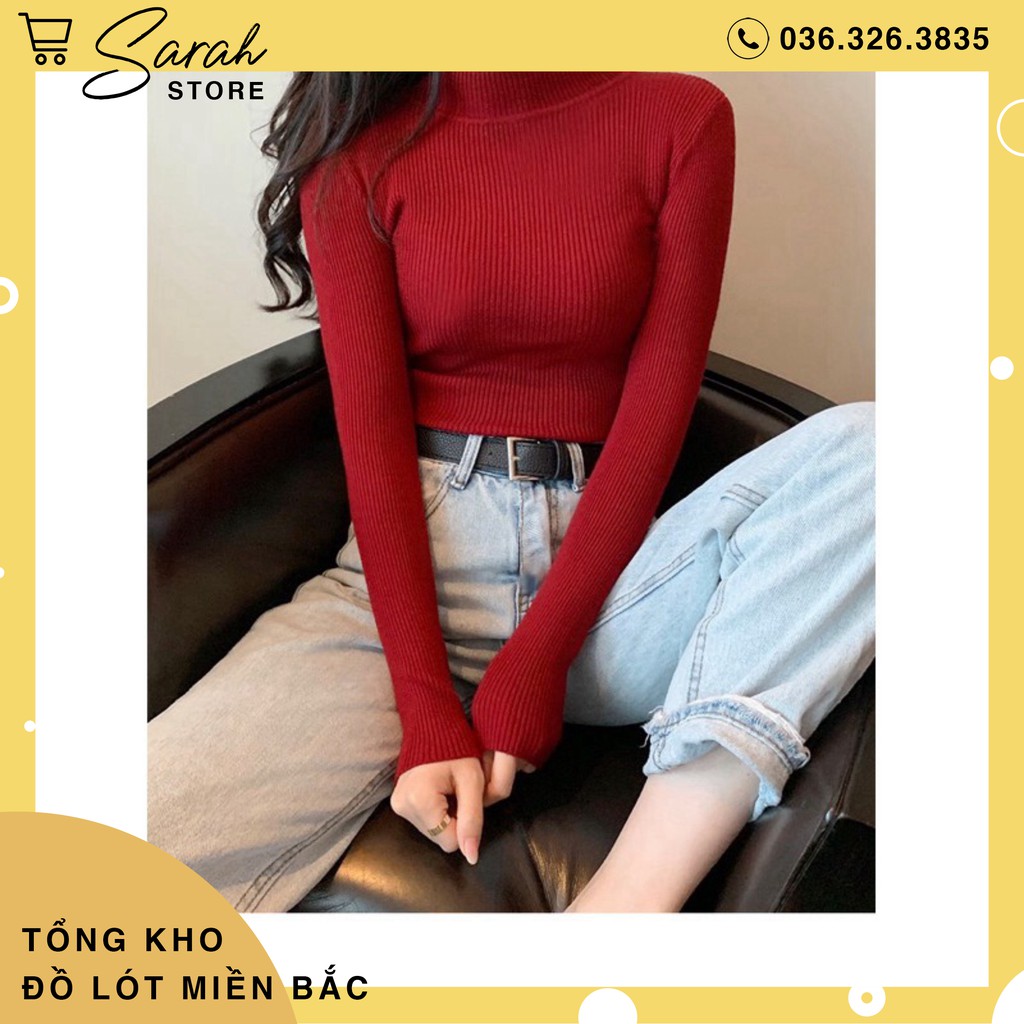 Áo Len Tăm Cổ 3 Phân Giữ Nhiệt Hàng Quảng châu Cao Cấp
