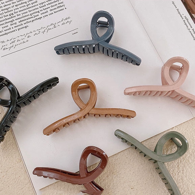 Kẹp Tóc Càng Cua Acrylic Trong Suốt Cho Nữ