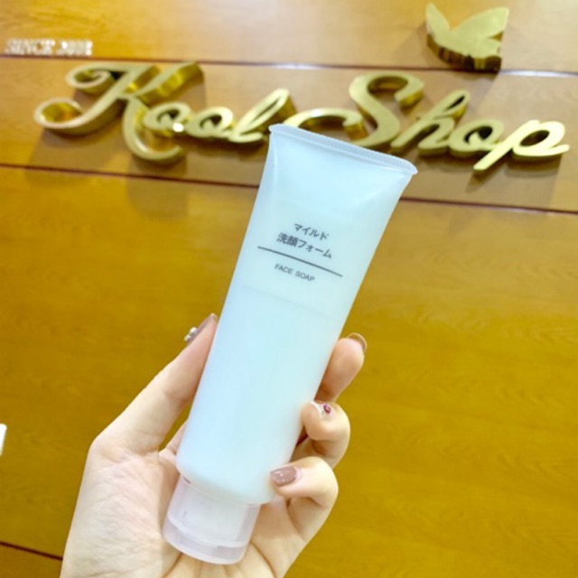 Sữa rửa mặt tạo bọt Muji Face Soap