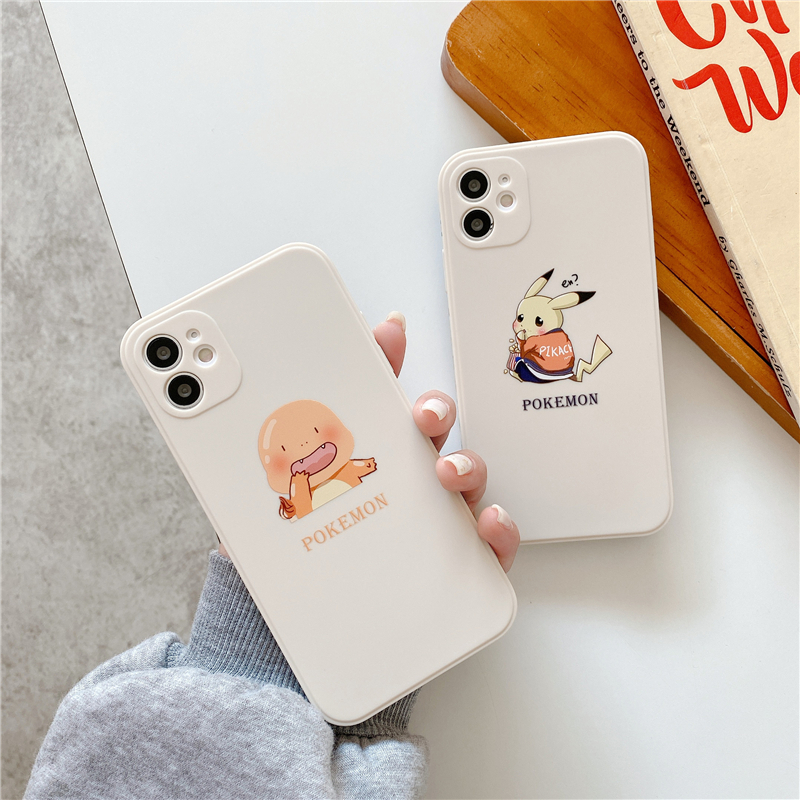 POKÉMON Hoạt Hình Ốp Điện Thoại Tpu Silicon Mềm Hình Pikachu Cho Iphone 12 Pro Max 11 Pro Max 12 7 8 Plus Se 2020 X Xs Max Xr